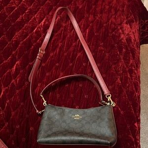 Coach Crossbody Bag in Brown and Red